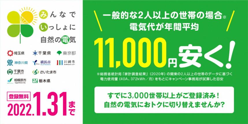 みんなでいっしょに自然の電気
