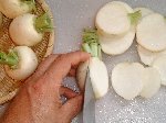 写真：5mm厚に切る