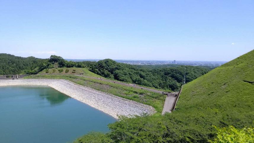 東屋からの風景