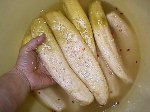 写真:こうじがなじんだところ