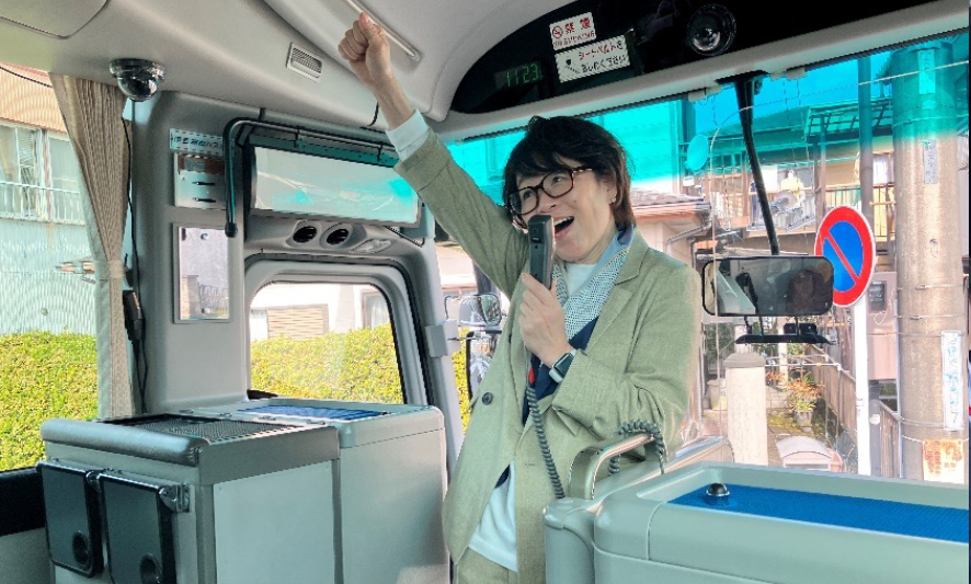 出発、しんこーーーう!とみんなで声をそろえて出発しました。