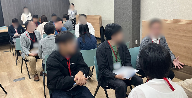 自己紹介タイムの様子