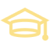 Graduation cap icon