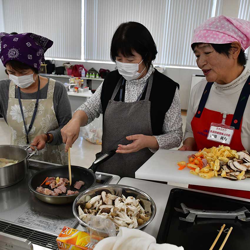 生活技術指導士が教える川崎育ち野菜のおいしい食べ方