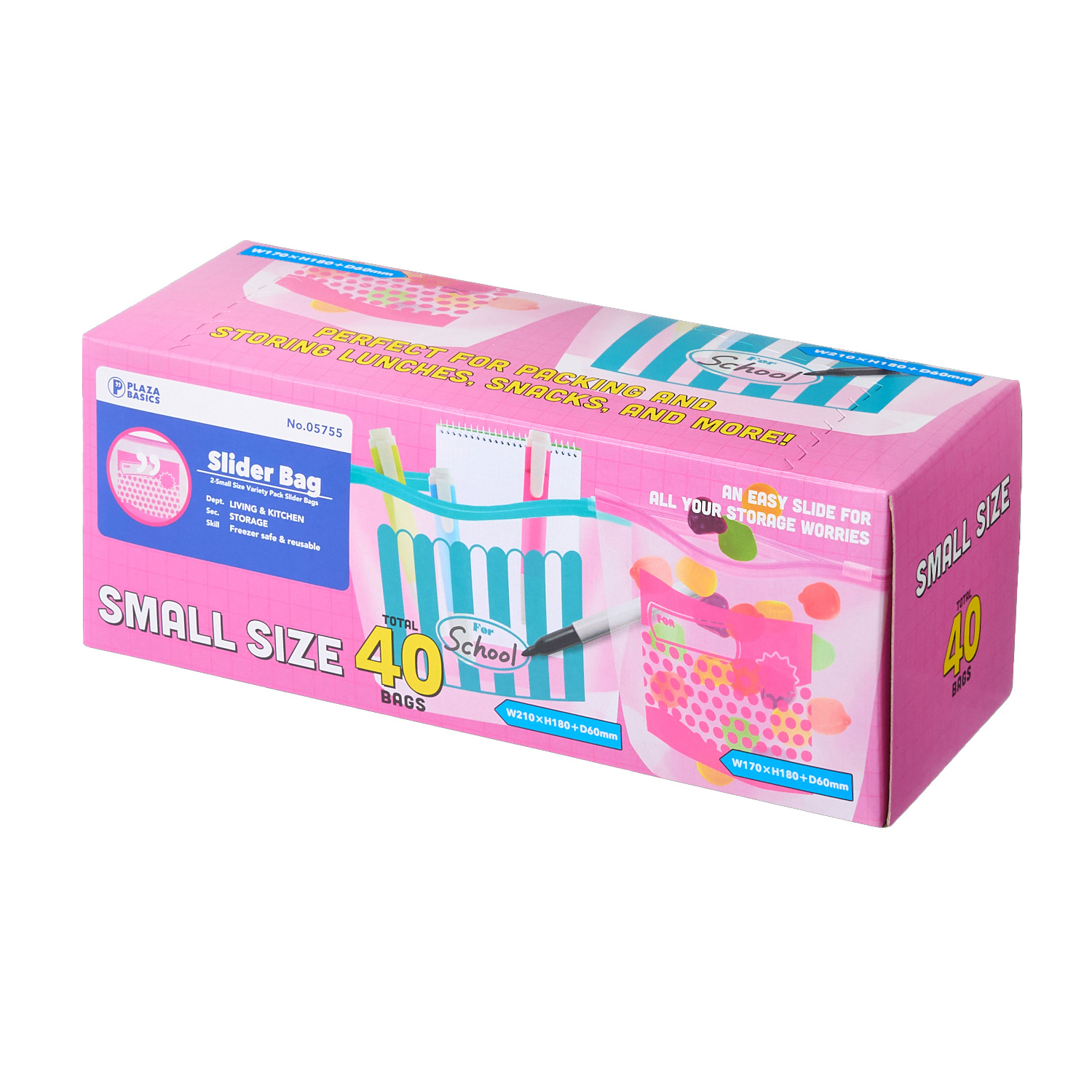 PLAZA BASICS スライダーバッグ Sset