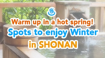 Warm up in a hot spring! Spots to enjoy Winter in SHONAN