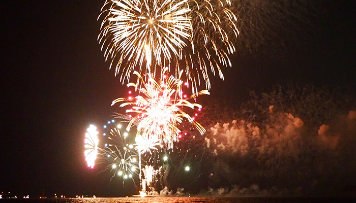 Kamakura fireworks festival in July2