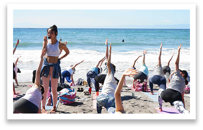 BEACH YOGA REPORT