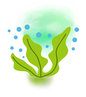 ワカメイラスト 