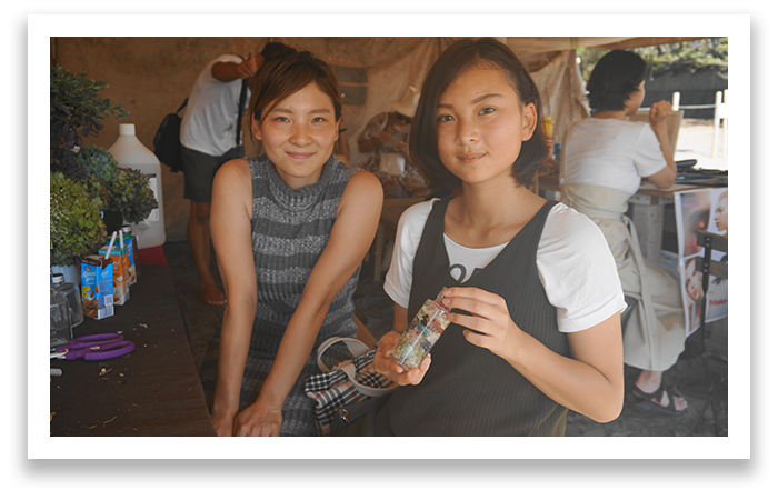 参加した姉妹の２ショット