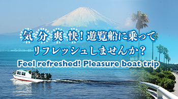 気分爽快!遊覧船に乗ってリフレッシュしませんか?