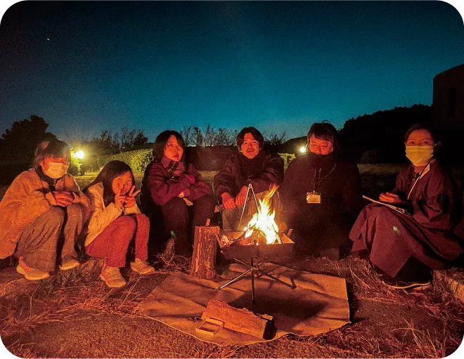 北斎たんけん隊 昨年のイベントの様子 スライド画像