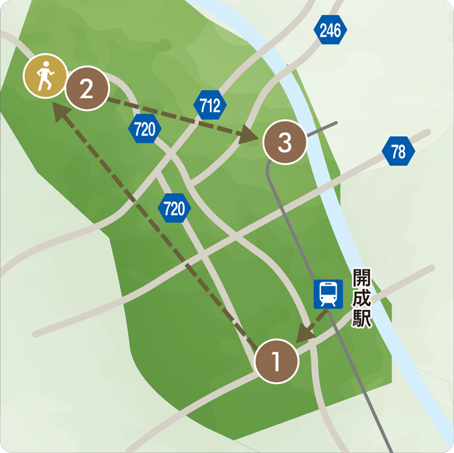 モデルコース地図