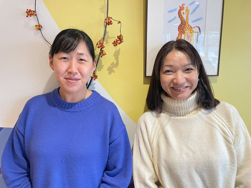 津村明美さんと杉山真紀さんの写真