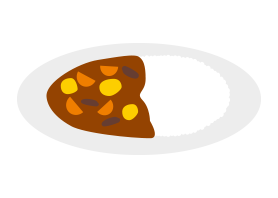 カレーライスのイラスト