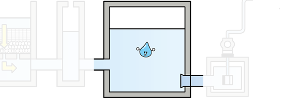 浄水池の画像