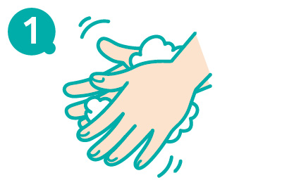 手洗い方法1