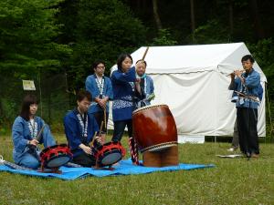 祭囃子の様子